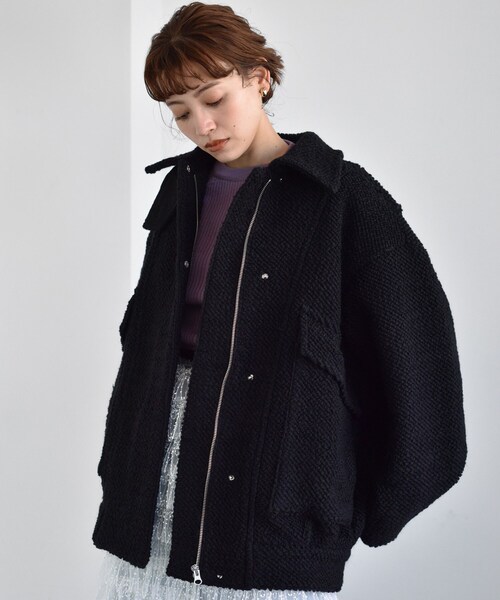 CODE A（コードエー）の「◇CODE A ｜ oversized tweed blouson