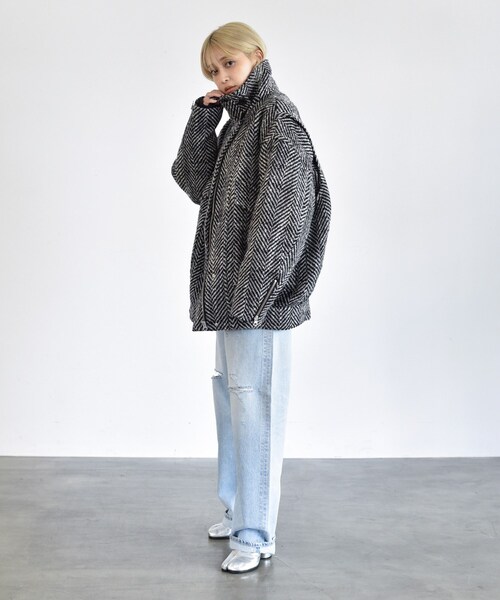 CODE A（コードエー）の「◇CODE A ｜ oversized tweed blouson