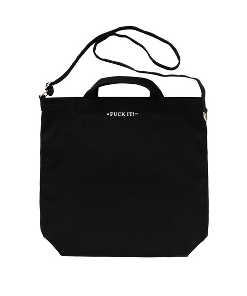 HUF TS02409BLACK 関税送料込 REGIONAL 2WAY TOTE BAG / HUF トートバッグ A4(トートバッグ