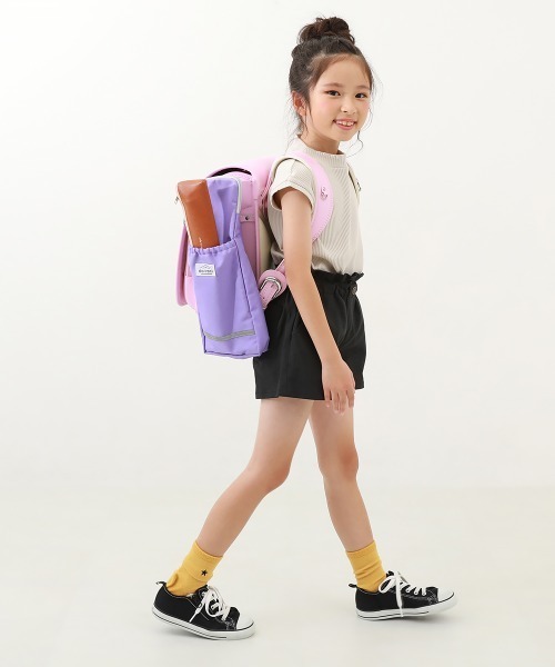 devirock（デビロック）の「たくさん収納できる ランドセル用サイドポケット(リフレクター付き)（ランドセル・キッズ・その他1/その他3/その他4/その他2/パープル系1/ライトグレー/ピンク系1/ブルー系1・ONE SIZE）」の11枚目の写真