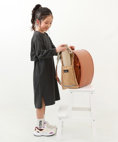 devirock（デビロック）の「たくさん収納できる ランドセル用サイドポケット(リフレクター付き)（ランドセル・キッズ・その他1/その他3/その他4/その他2/パープル系1/ライトグレー/ピンク系1/ブルー系1・ONE SIZE）」の12枚目の写真