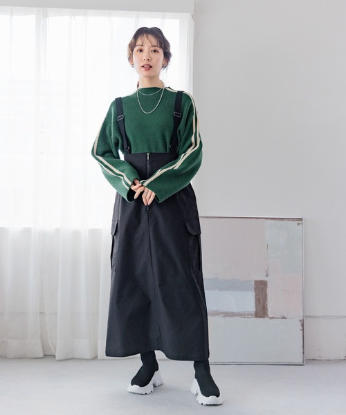 LEPSIM（レプシィム）の「7ゲージライン配色プルオーバー 985717