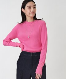 THE SHOP TK （ザ ショップ ティーケー ）の「袖ラメシアーリブニット【手洗い可】（ニット/セーター・レディース）」