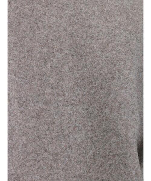 Samansa Mos2(サマンサ モスモス)の「ウーリーライクステンカラーコート(ステンカラーコート・レディース・チャコールグレー/ベージュ/ミント・F)」の14枚目の写真