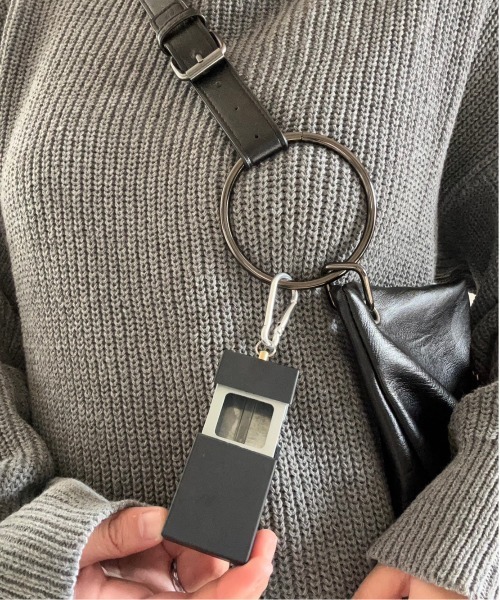 灰皿 カラビナ キーホルダー / 携帯灰皿 #_（アッシュトレイ/ライター