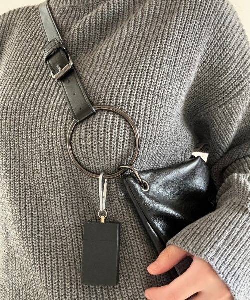 灰皿 カラビナ キーホルダー / 携帯灰皿 #_（アッシュトレイ/ライター