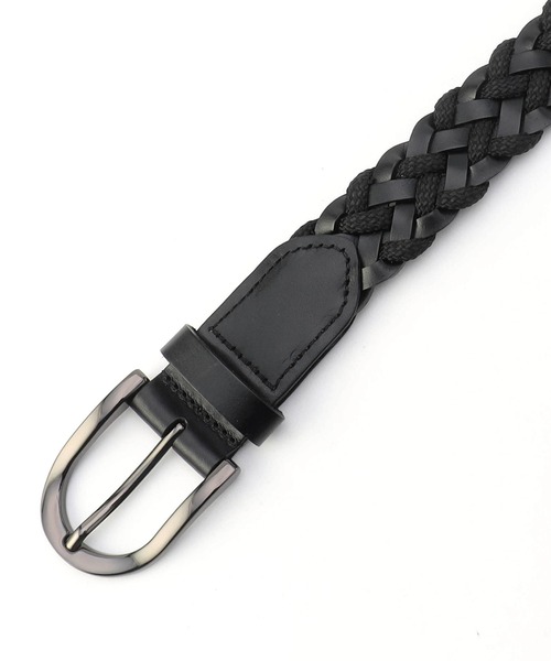 NICOLE CLUB FOR MEN（ニコルクラブフォーメン）の「メッシュベルト（ベルト・メンズ・ダークブラウン/ブラック/ホワイト系/ネイビー・FREE）」の2枚目の写真