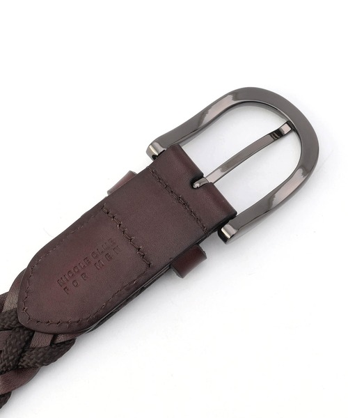 NICOLE CLUB FOR MEN（ニコルクラブフォーメン）の「メッシュベルト（ベルト・メンズ・ダークブラウン/ブラック/ホワイト系/ネイビー・FREE）」の6枚目の写真