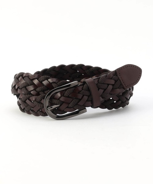 NICOLE CLUB FOR MEN（ニコルクラブフォーメン）の「メッシュベルト（ベルト・メンズ・ダークブラウン/ブラック/ホワイト系/ネイビー・FREE）」の9枚目の写真