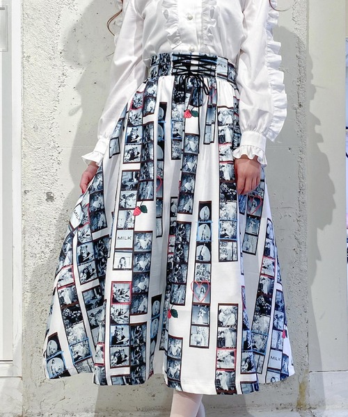 MILK（ミルク）の「Film girl long スカート（スカート・レディース・A/B・FREE）」の2枚目の写真