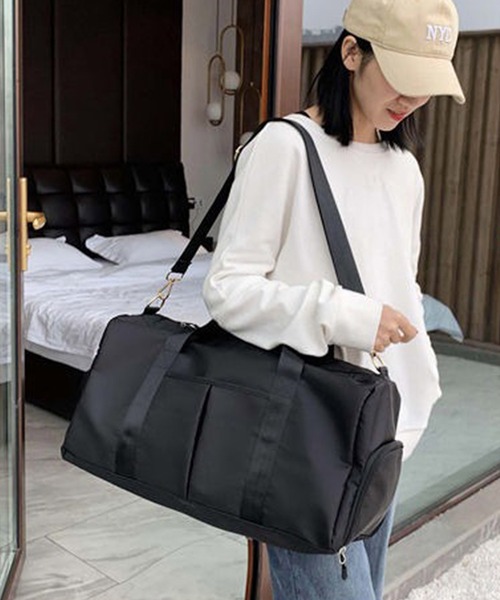 Dita Muaj.（ディータムアージュ）の「旅行用 ダッフルバッグ(靴入れ付き)（ボストンバッグ・レディース・ホワイト/グリーン/ブラック・FREE）」の16枚目の写真