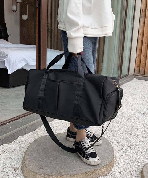 Dita Muaj.（ディータムアージュ）の「旅行用 ダッフルバッグ(靴入れ付き)（ボストンバッグ・レディース・ホワイト/グリーン/ブラック・FREE）」の22枚目の写真