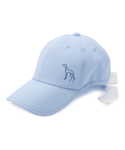 adabat（アダバット）の「◆リボンつき スパンコールロゴキャップ（キャップ・レディース・ホワイト/ライトブルー/ネイビー・00）」の12枚目の写真