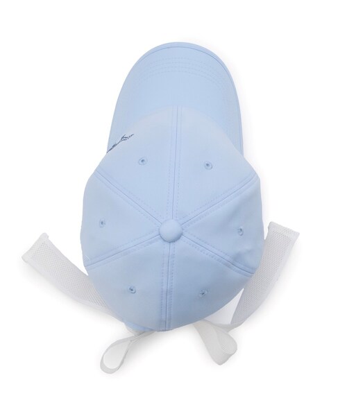 adabat（アダバット）の「◆リボンつき スパンコールロゴキャップ（キャップ・レディース・ホワイト/ライトブルー/ネイビー・00）」の7枚目の写真