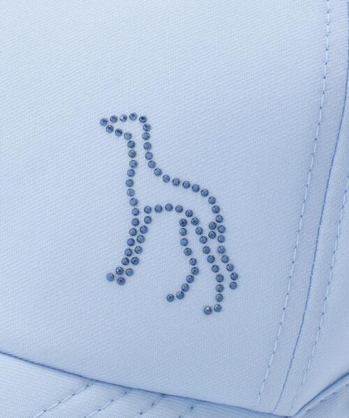 adabat（アダバット）の「◆リボンつき スパンコールロゴキャップ（キャップ・レディース・ホワイト/ライトブルー/ネイビー・00）」の10枚目の写真