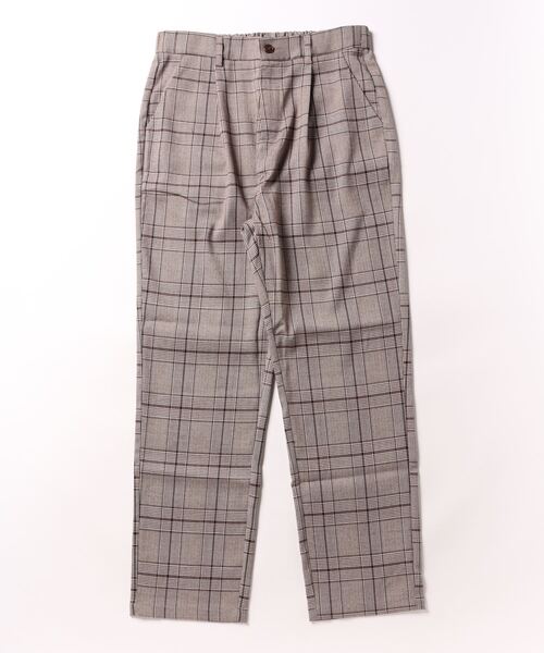 GGD SELECT（ジージーディー　セレクト）の「チェックパンツ（スラックス・メンズ・グレー/ブラウン/ブラック・XL/M/L）」の3枚目の写真