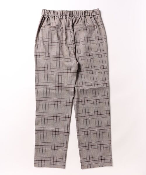 GGD SELECT（ジージーディー　セレクト）の「チェックパンツ（スラックス・メンズ・グレー/ブラウン/ブラック・XL/M/L）」の4枚目の写真