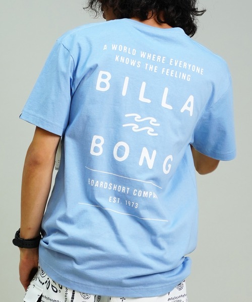 BILLABONG（ビラボン）の「BILLABONG/ビラボン 半袖Tシャツ バックプリント レギュラーフィット BE01A-203（Tシャツ/カットソー・メンズ・ホワイト/サックスブルー/ブラック/クリーム・S/M/L/XL）」の4枚目の写真