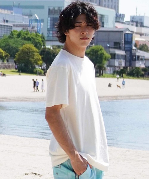 BILLABONG（ビラボン）の「BILLABONG/ビラボン 半袖Tシャツ バックプリント レギュラーフィット BE01A-203（Tシャツ/カットソー・メンズ・ホワイト/サックスブルー/ブラック/クリーム・S/M/L/XL）」の14枚目の写真