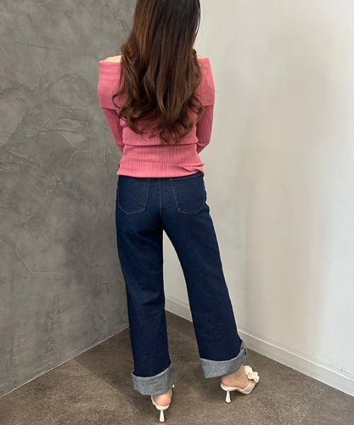 EIMY ISTOIRE（エイミーイストワール）の「ポインテッドリボンミュール（パンプス・レディース・ホワイト×ブラック/ブラック/ホワイト・S/M/L）」の15枚目の写真