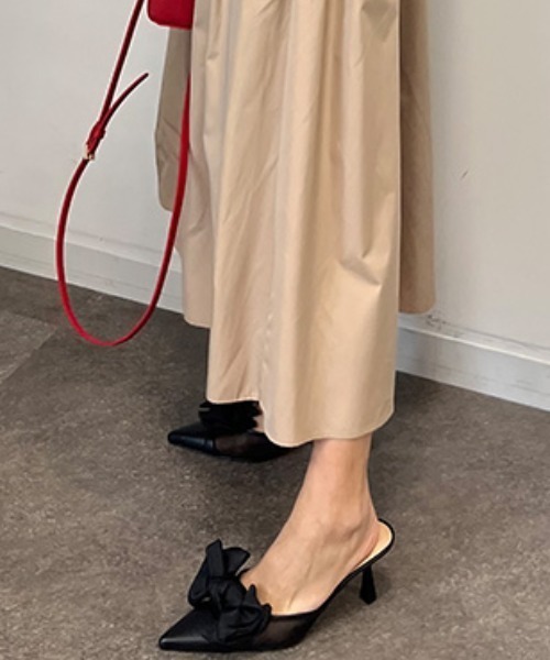 eimy istoire（エイミーイストワール）の「ポインテッドリボンミュール  