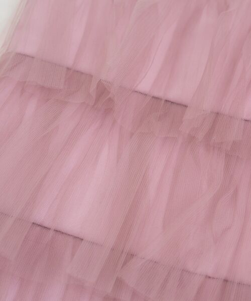 ems excite（エムズエキサイト）の「チュールフリルティアードトート（トートバッグ・レディース・オフホワイト/ブラック/ピンク・ONE SIZE）」の19枚目の写真