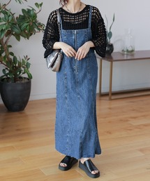 LEPSIM | 切り替えデニムキャミワンピース　992085(ワンピース)