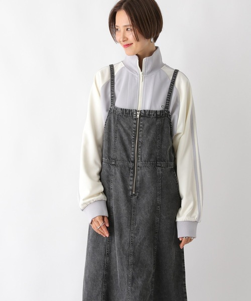 LEPSIM（レプシィム）の「切り替えデニムキャミワンピース　992085（ワンピース・レディース・チャコールグレー/ブルー/インディゴブルー・FREE）」の8枚目の写真