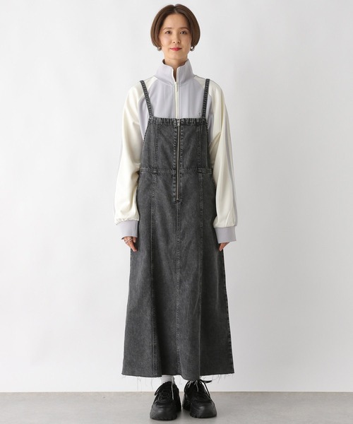 LEPSIM（レプシィム）の「切り替えデニムキャミワンピース　992085（ワンピース・レディース・チャコールグレー/ブルー/インディゴブルー・FREE）」の13枚目の写真