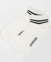 2本ラインスニーカー丈ソックス