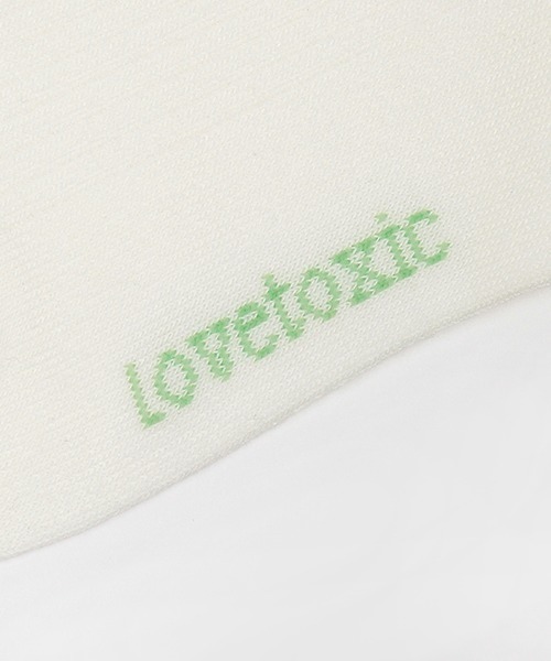 LOVETOXIC（ラブトキシック）の「2本ラインスニーカー丈ソックス（ソックス/靴下・キッズ・ライトグリーン/ブラック/ラベンダー/オフホワイト・FREE）」の7枚目の写真