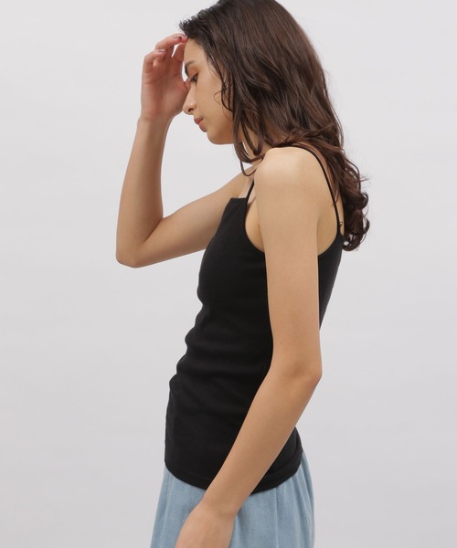 LAKOLE(ラコレ)の「スクエアネックカップキャミ / 106663(キャミソール・レディース・ホワイト×ブラック/ライトブルー/ブラック/オフホワイト・MEDIUM/SMALL/LARGE)」の7枚目の写真