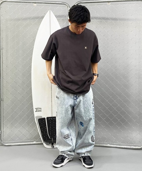 Hurley （ハーレー）の「Hurley/ハーレー 半袖Tee レギュラーシルエット 中厚手 24MRSMSS03（Tシャツ/カットソー・メンズ・ホワイト/チャコールグレー/ブラック・S/M/L）」の7枚目の写真