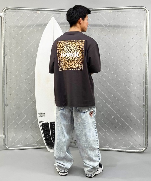 Hurley （ハーレー）の「Hurley/ハーレー 半袖Tee レギュラーシルエット 中厚手 24MRSMSS03（Tシャツ/カットソー・メンズ・ホワイト/チャコールグレー/ブラック・S/M/L）」の9枚目の写真