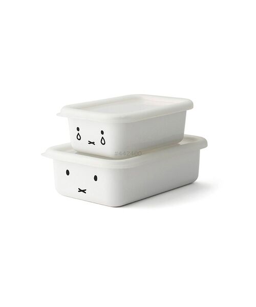 I.D.E.A international（イデアインターナショナル）の「ミッフィー浅型角容器（キッチンツール・レディース・ホワイト・ﾌﾘ-）」の5枚目の写真
