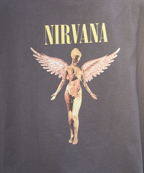 PUBLUX（パブリュクス）の「PUBLUX/パブリュクス 別注 NIRVANA IN UTERO TEE/バンドTシャツ/バンT/ユニセックス(限定展開)（Tシャツ/カットソー・メンズ・ホワイト/ブラック・SMALL/MEDIUM/LARGE）」の11枚目の写真