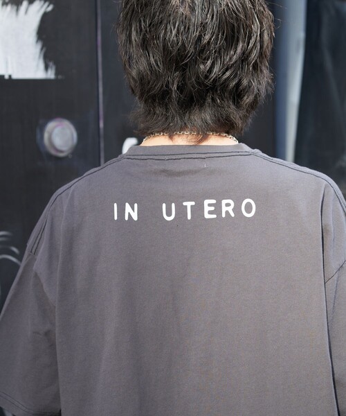 PUBLUX（パブリュクス）の「PUBLUX/パブリュクス 別注 NIRVANA IN UTERO TEE/バンドTシャツ/バンT/ユニセックス(限定展開)（Tシャツ/カットソー・メンズ・ホワイト/ブラック・SMALL/MEDIUM/LARGE）」の13枚目の写真