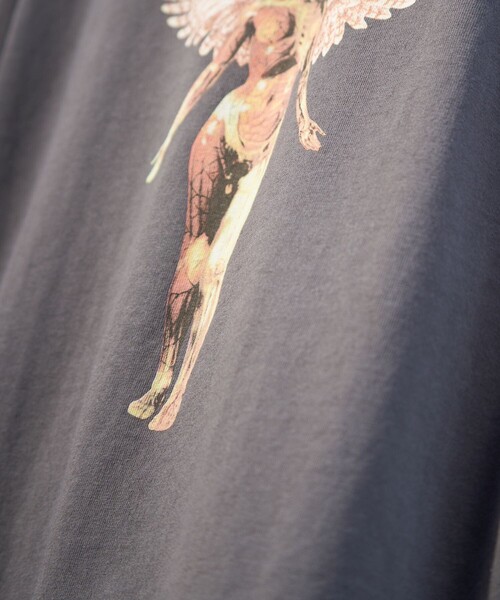 PUBLUX（パブリュクス）の「PUBLUX/パブリュクス 別注 NIRVANA IN UTERO TEE/バンドTシャツ/バンT/ユニセックス(限定展開)（Tシャツ/カットソー・メンズ・ホワイト/ブラック・SMALL/MEDIUM/LARGE）」の14枚目の写真