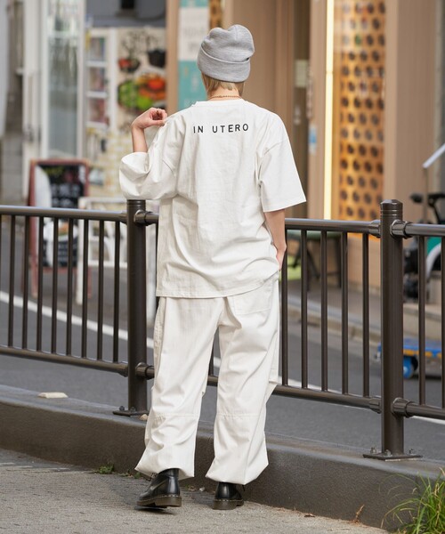 PUBLUX（パブリュクス）の「PUBLUX/パブリュクス 別注 NIRVANA IN UTERO TEE/バンドTシャツ/バンT/ユニセックス(限定展開)（Tシャツ/カットソー・メンズ・ホワイト/ブラック・SMALL/MEDIUM/LARGE）」の22枚目の写真