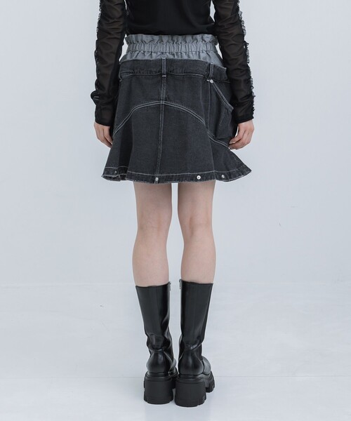HOUGA（ホウガ）の「【HOUGA/ホウガ】jean skirt tops（デニムスカート