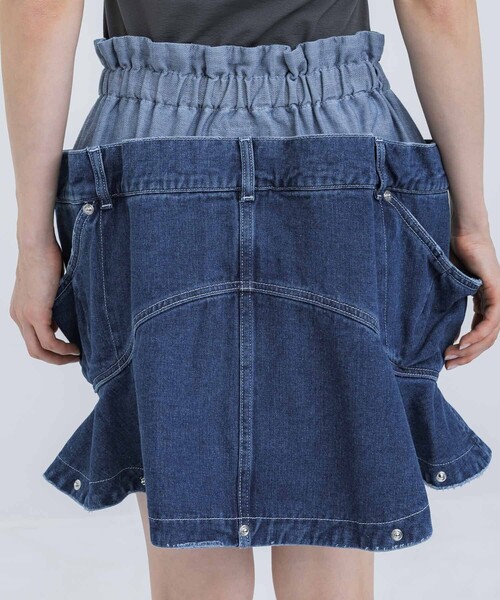 じゅぼにゃん⭐︎RNA 新品　URCH G1027 デニムスカート RNA 新品 URCH G1027 デニムスカート 027 ONE WASH