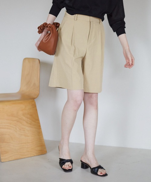 ROPE' PICNIC(ロペピクニック)の「着丈が選べるハーフパンツ(その他パンツ・レディース・ベージュ/ブラック・38/T38)」の20枚目の写真
