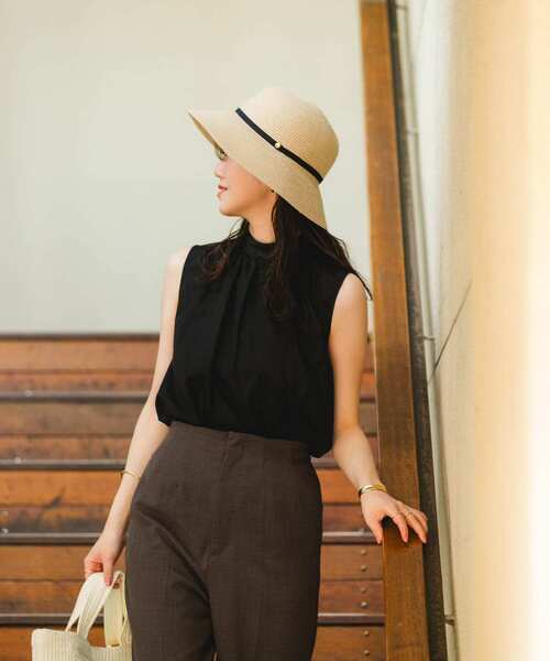 RODE SKO(ロデスコ)の「洗えるたためるハット(ハット・レディース・ブラック/モカ/ナチュラル・ONE)」の3枚目の写真