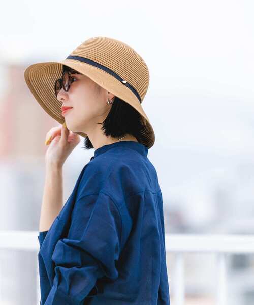 RODE SKO(ロデスコ)の「洗えるたためるハット(ハット・レディース・ブラック/モカ/ナチュラル・ONE)」の1枚目の写真