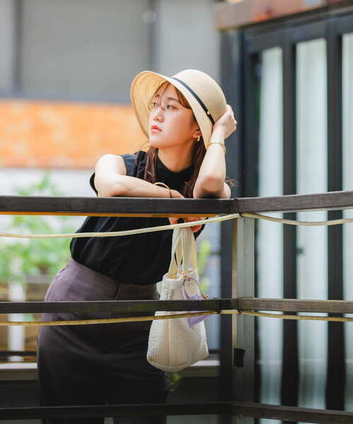 RODE SKO(ロデスコ)の「洗えるたためるハット(ハット・レディース・ブラック/モカ/ナチュラル・ONE)」の20枚目の写真