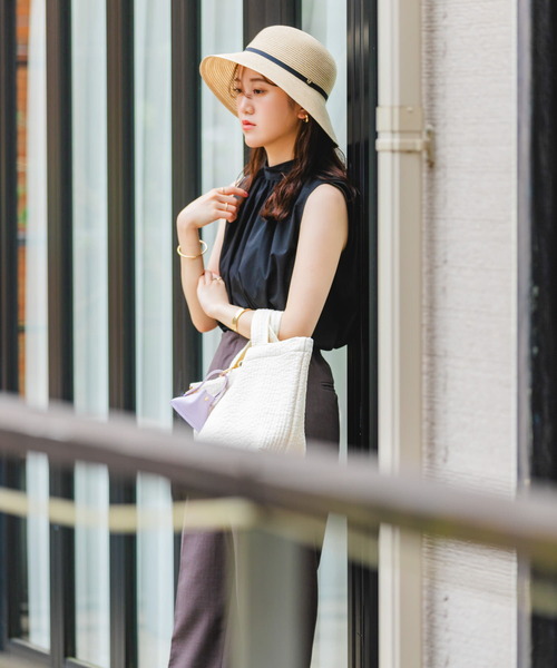 RODE SKO(ロデスコ)の「洗えるたためるハット(ハット・レディース・ブラック/モカ/ナチュラル・ONE)」の12枚目の写真