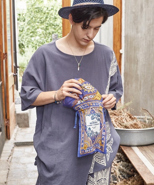 チャイハネ（チャイハネ）の「【チャイハネ】サンガUVパレオカーディガン（カーディガン/ボレロ・レディース・ネイビー/オレンジ/ブラック・FREE）」の11枚目の写真