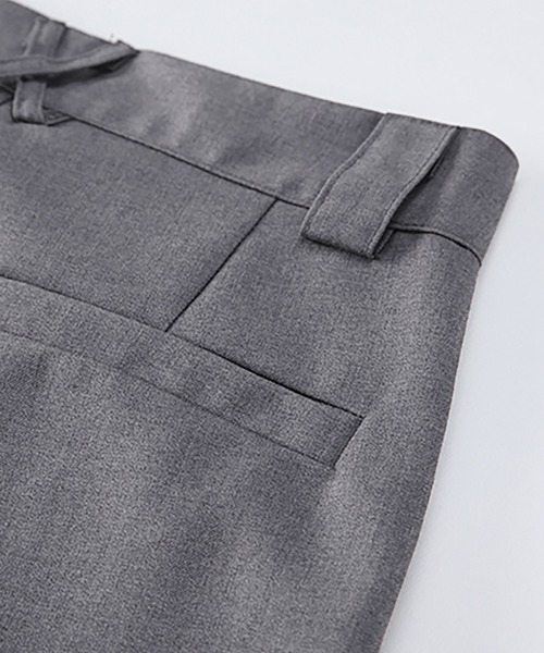 LAFFMO（ラフモ）の「ワイドタックパンツ（スラックス・レディース・グレー・M/L）」の21枚目の写真