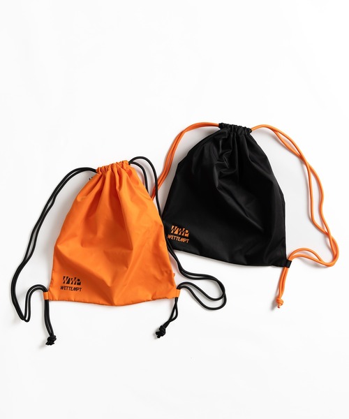 WETTEMPT(ウィテンプト)の「BICOLOR KNAPSACK / バイカラーナップサック(バックパック/リュック・メンズ・オレンジ/ブラック・ONE SIZE)」の12枚目の写真