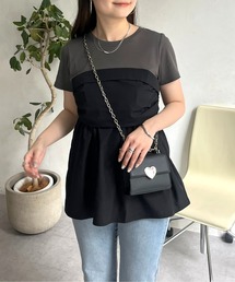ビスチェドッキングペプラムTシャツ
